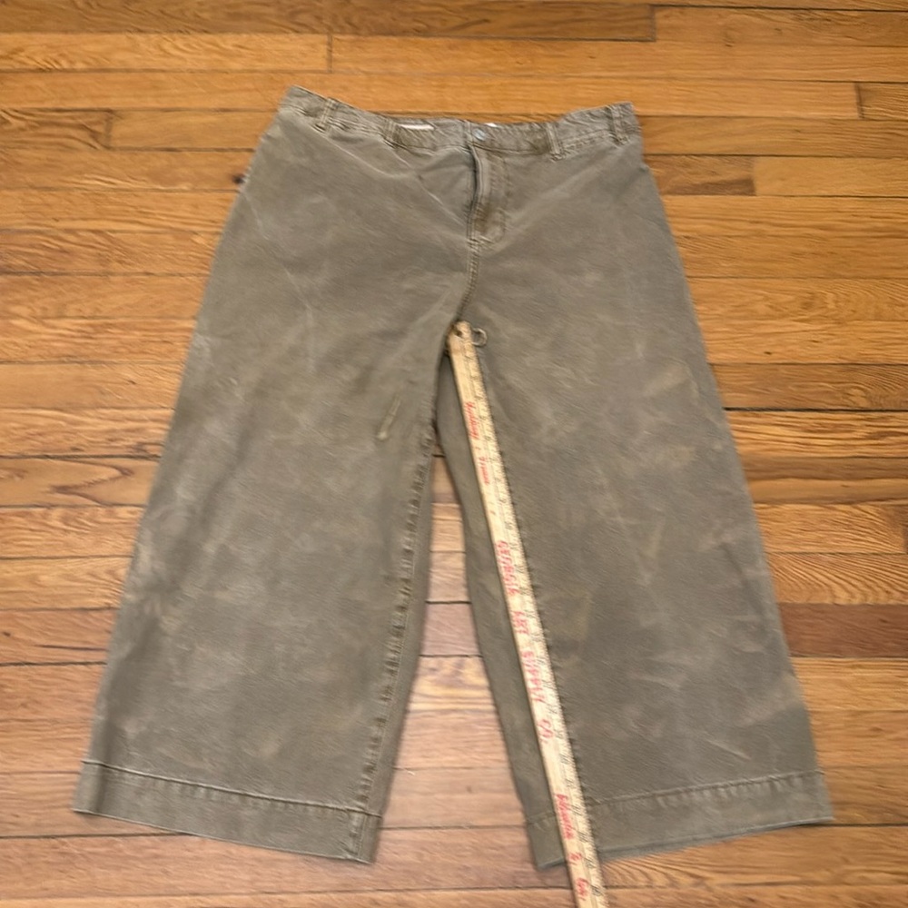 Pilcro, wide leg, cropped pants